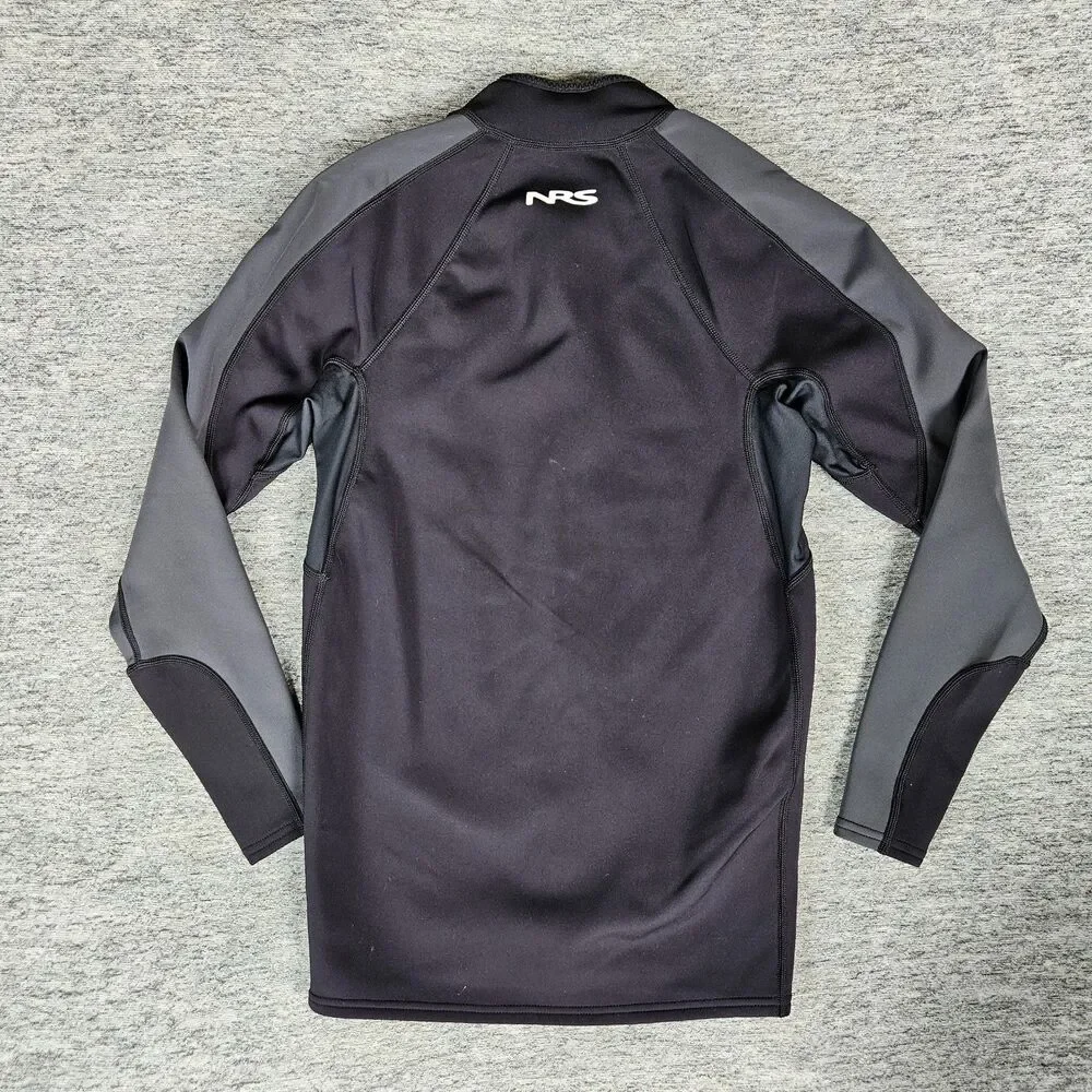 NRS Hydroskin G3 Titanium Men Size XS Full Front Zip Jacket Neoprene Water Sport